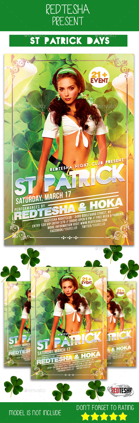 St Patrick Days Flyer - Events Flyers