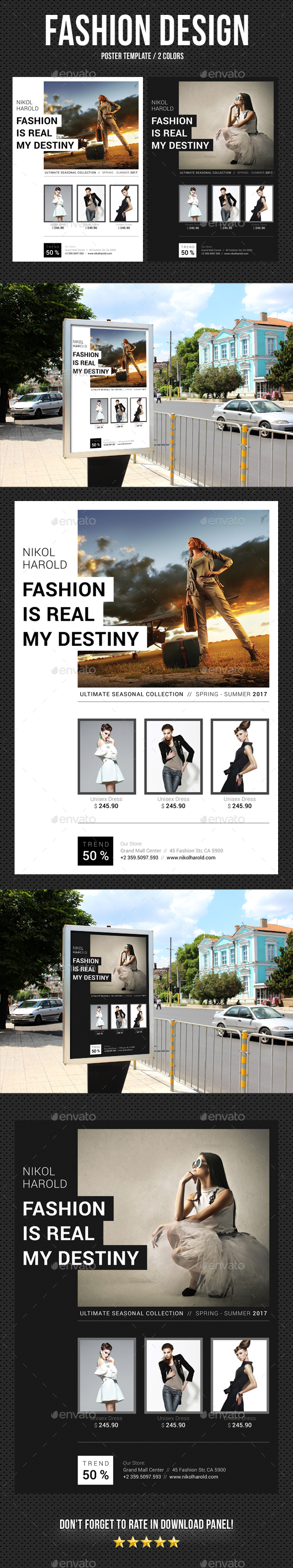 Fashion Poster 02 - Signage Print Templates
