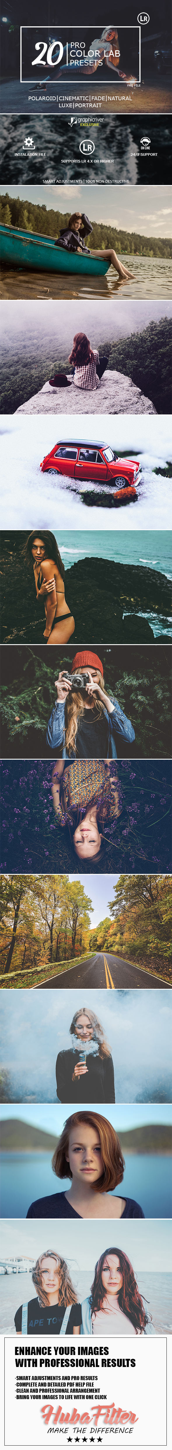 20 Color Lab Lightroom Presets - Lightroom Presets Add-ons