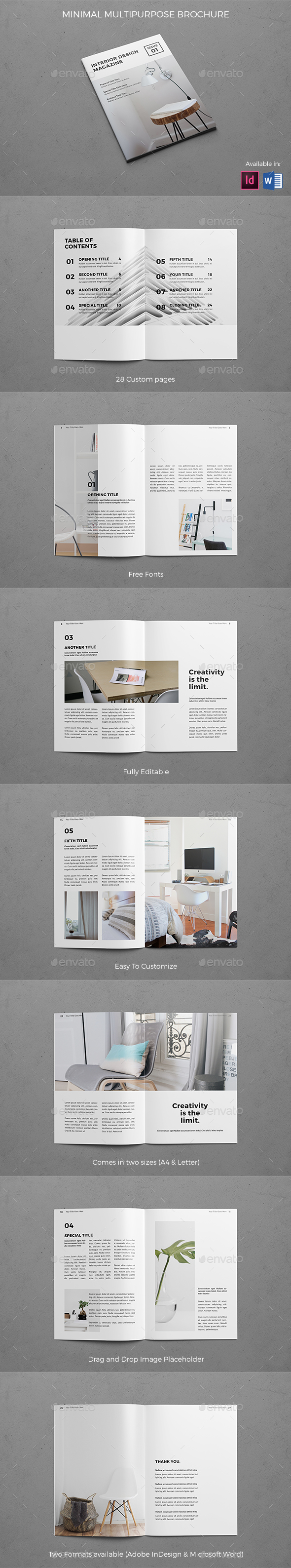 Modern Architecture Brochure - Brochures Print Templates