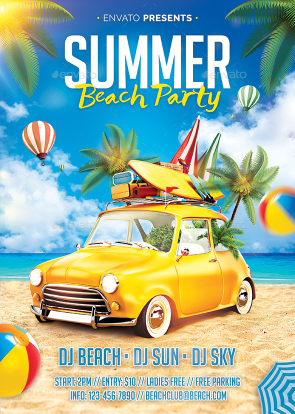 Summer Beach Flyer