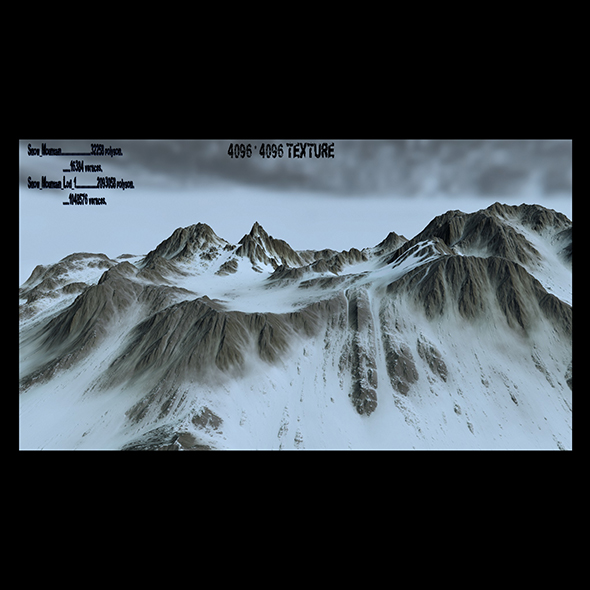 snow mount - 3Docean 19525941