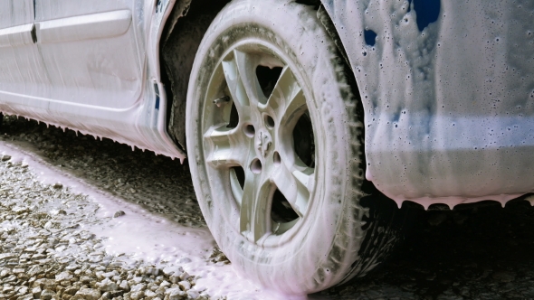 Foam Dripping From the Car