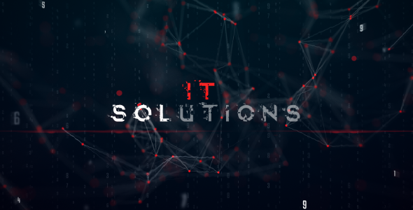 Digital Presentation Titles template preview