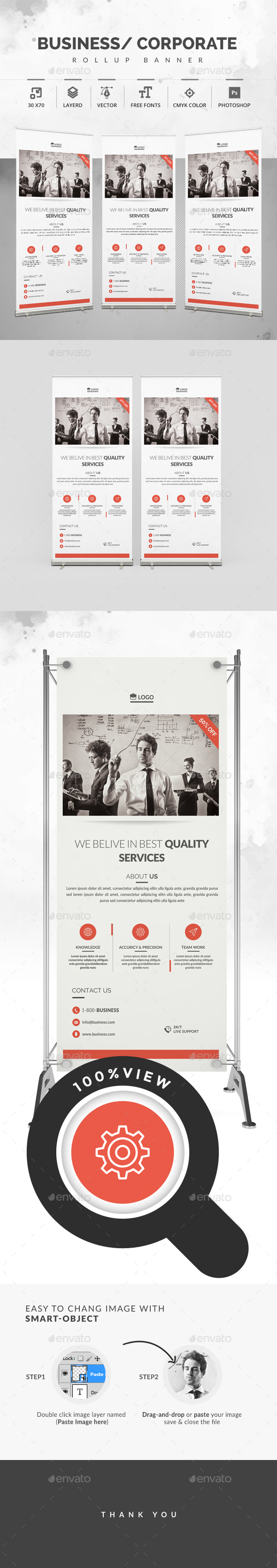 Rollup Banner - Signage Print Templates