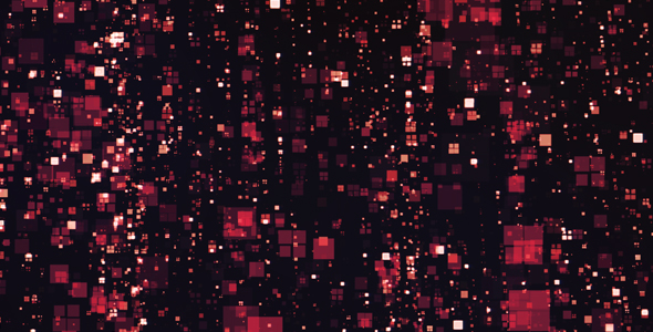 Red Squares Falling Background alt