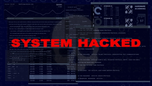 System Hacked Screen 4K (5 in 1), Motion Graphics | VideoHive