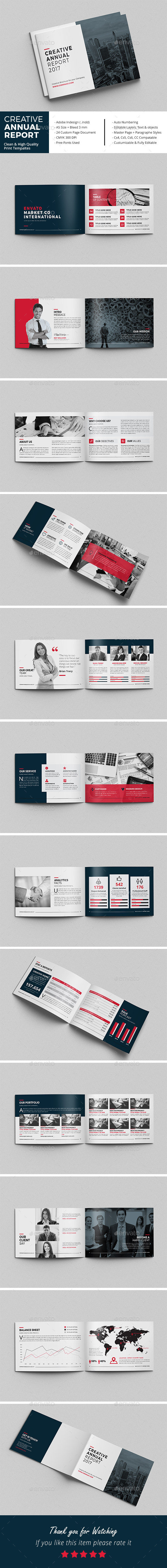 Creative Annual Report Brochure - Corporate Brochures