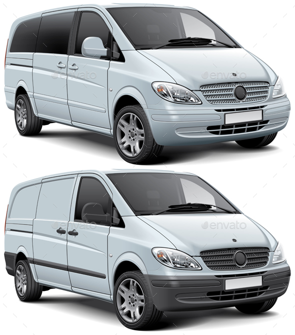 Light Vans - Man-made Objects Objects