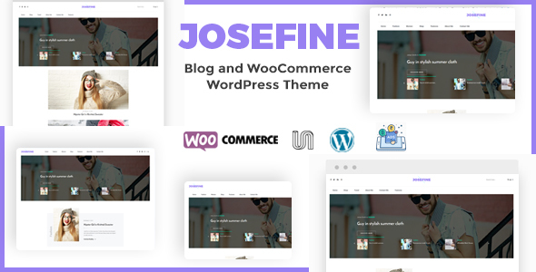 Josefine - Blog and WooCommerce WordPress theme - Personal Blog / Magazine