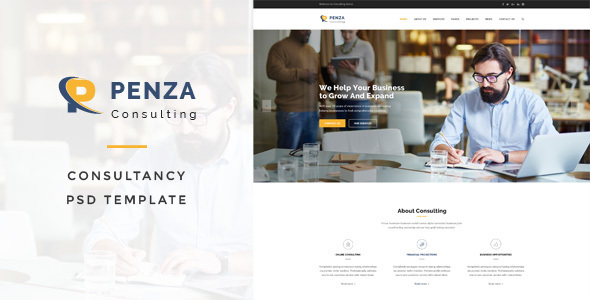 Penza - Consulting - ThemeForest 19428531