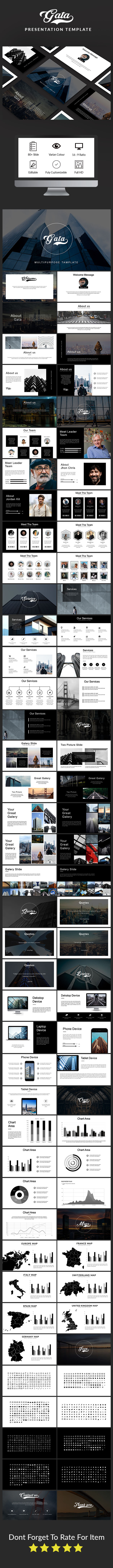 Gata Multipurpose Template - Keynote Templates Presentation Templates