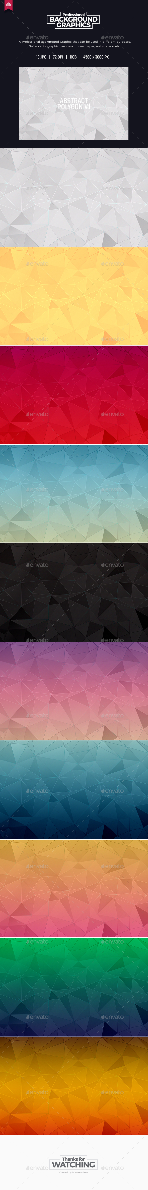 Abstract Polygon Background