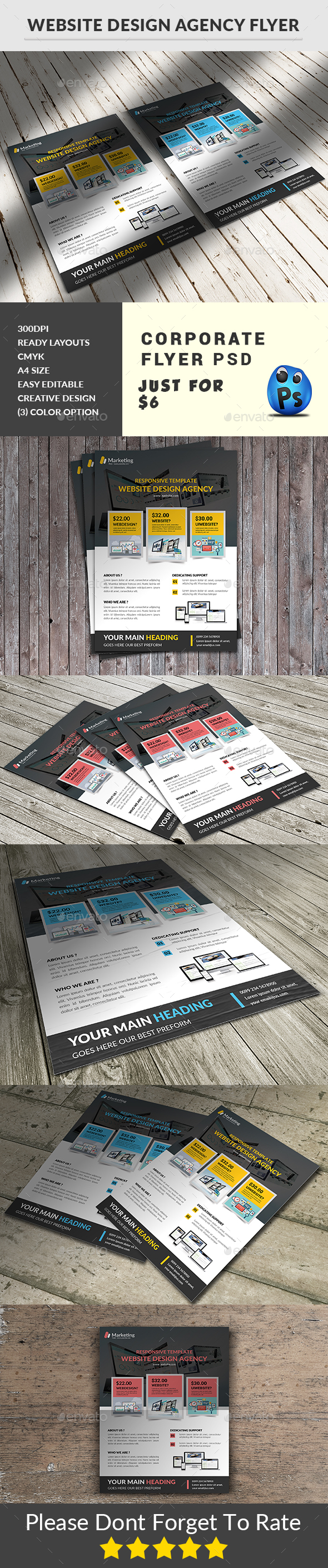 Website Design Agency Flyer - Corporate Flyers