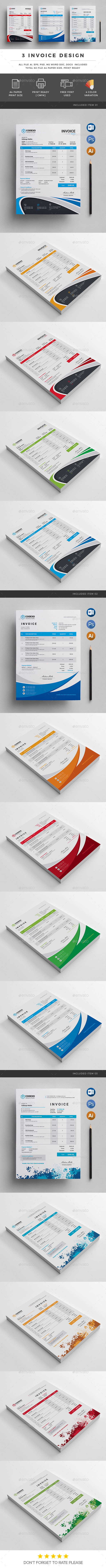 Invoice - Stationery Print Templates