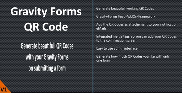 Gravity Forms QR - CodeCanyon 19533918