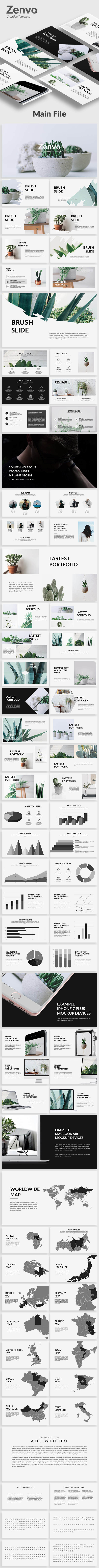 Zenvo - Google Slide Template - Google Slides Presentation Templates