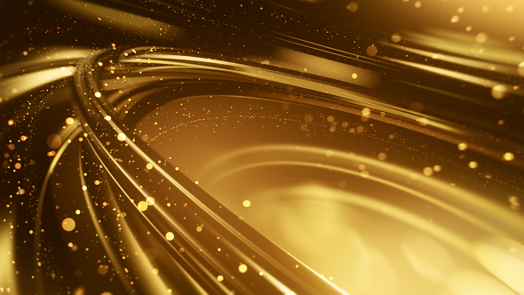 Gold Particles Background 2