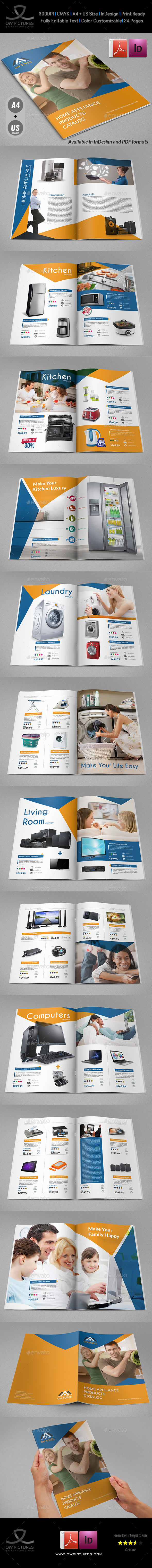 Products Catalog Brochure Template Vol2 - 24 Pages - Catalogs Brochures