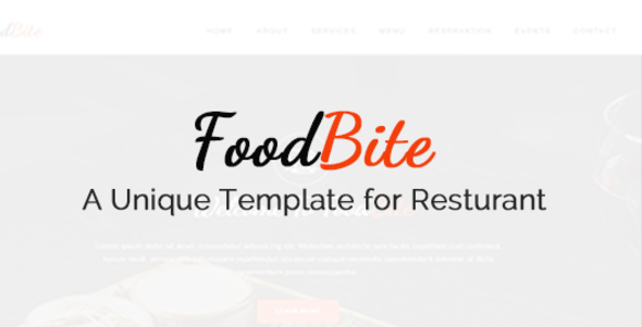 FoodBite-html restaurant template - ThemeForest 18660585