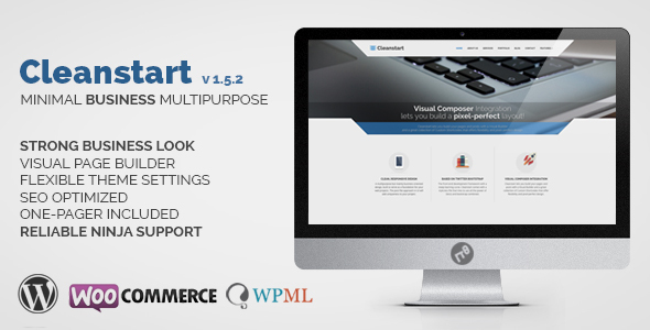 CLEANSTART Business - Multipurpose Business Theme - Business Corporate