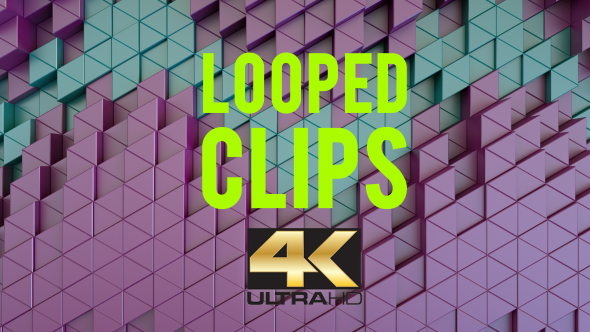 Animated Triangle Background Looped