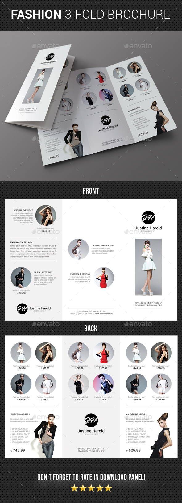 Fashion 3-Fold Brochure 20 - Catalogs Brochures