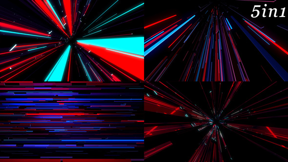 Stream Rays - VJ Loop Pack (5in1) alt