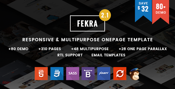 Fabulous Fekra - Responsive One/Multi Page HTML5 Template