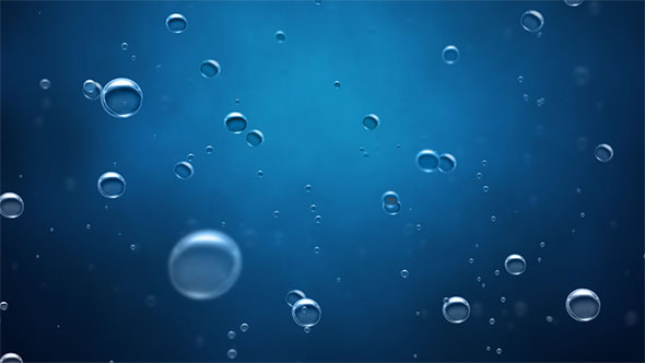 Bubbles Rising Underwater