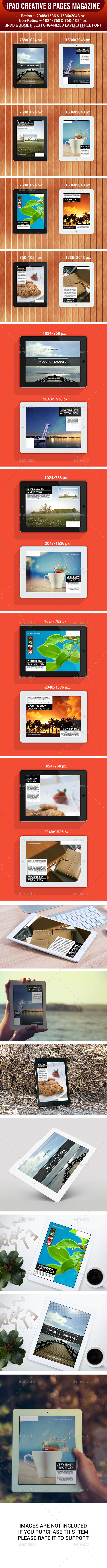 iPad Tablet Magazine 8 Pages - Digital Magazines ePublishing