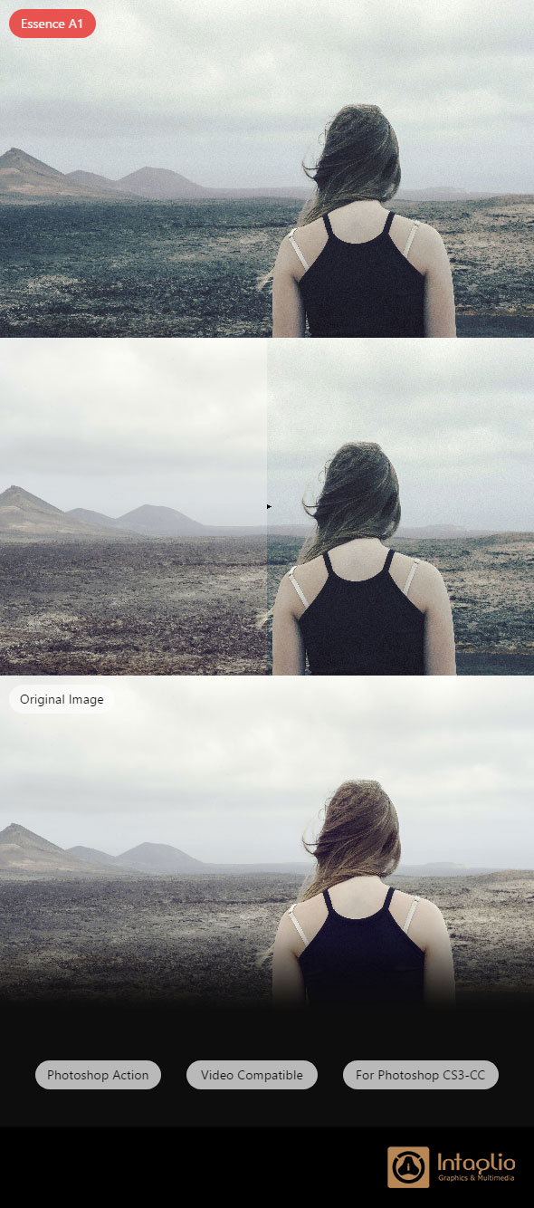 Essence A1 Photoshop Action - Photo Effects Actions