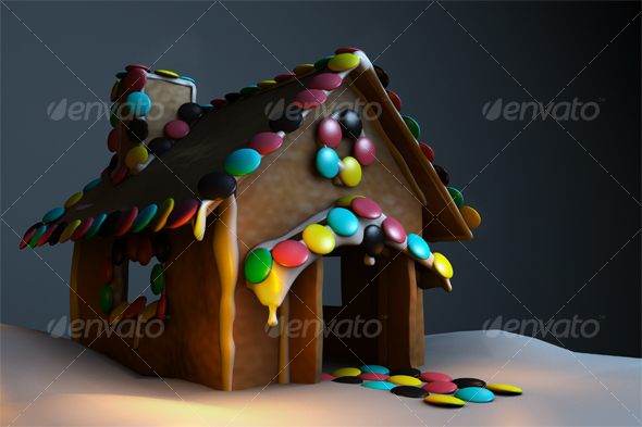 Stylish Ginger House - Scenes Illustrations