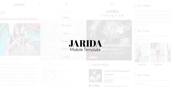 Jarida - Magazin Mobile Template