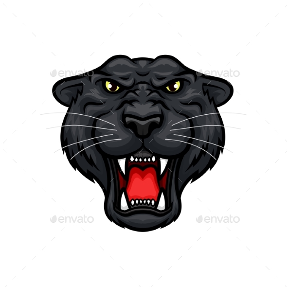 Panther Roaring - Animals Characters