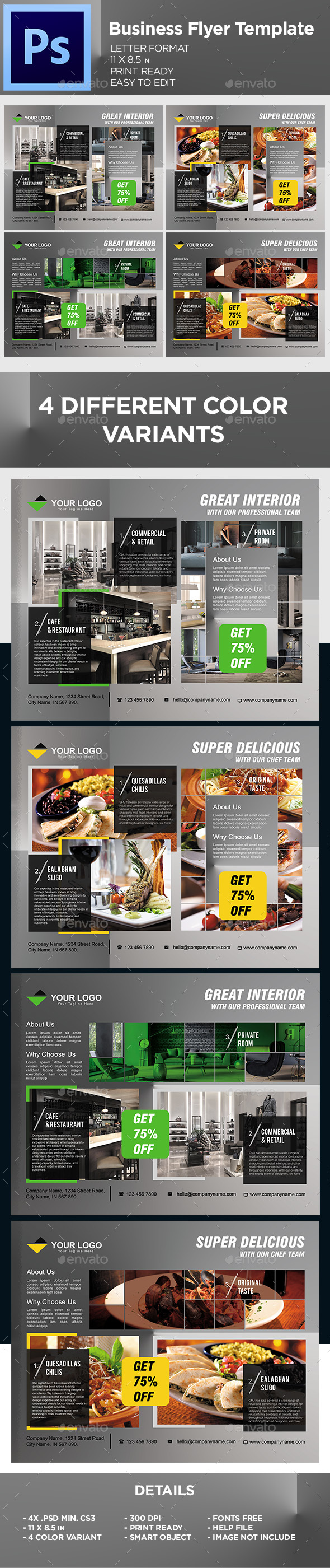 Business Flyer Template - Flyers Print Templates