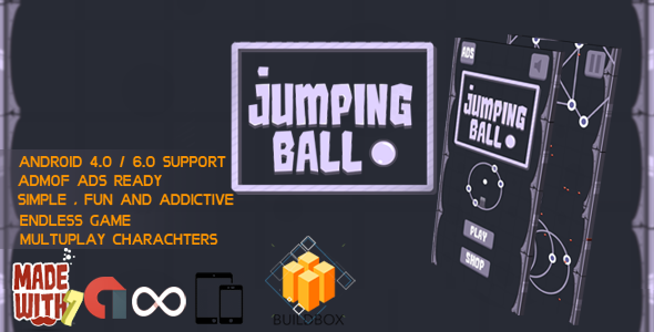 Jumping Ball Game Template | Admob (Banner + Interstitial ) +in game purchase - CodeCanyon Item for Sale