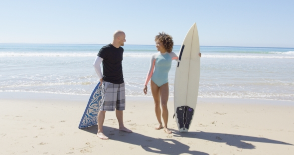 People Talking at the Beach alt