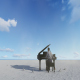 Piano and desert - VideoHive Item for Sale