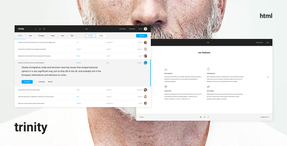 Trinity – Dashboard Html Template - Admin Templates Site Templates