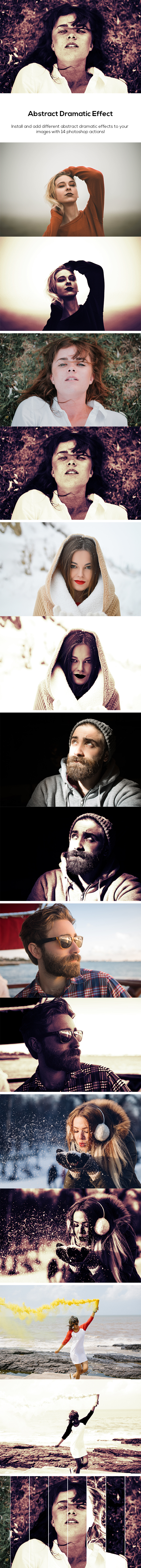 Abstract Dramatic Effect Action - Photo Effects Actions