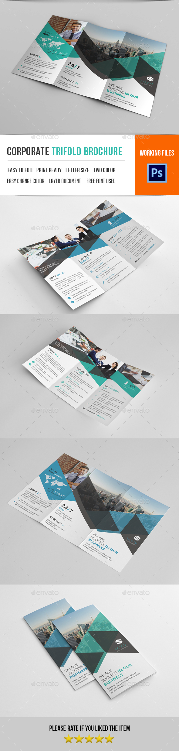 Corporate Trifold Brochure-V298 - Corporate Brochures