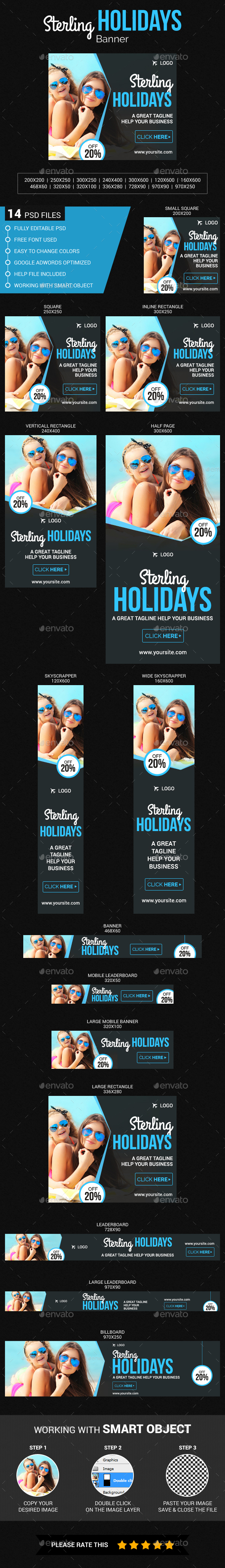 Sterling Holidays Banner - Banners & Ads Web Elements