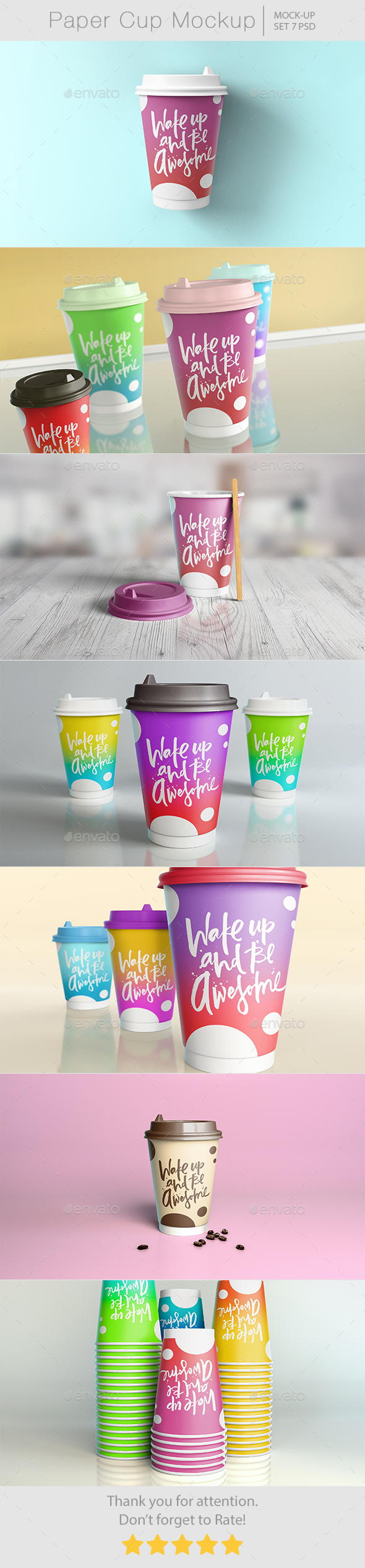 Paper Cup Mockup - Food and Drink Packaging