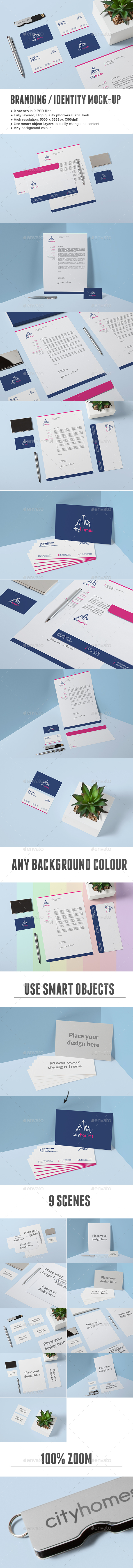 Branding / Identity Mock-up - Print Product Mock-Ups