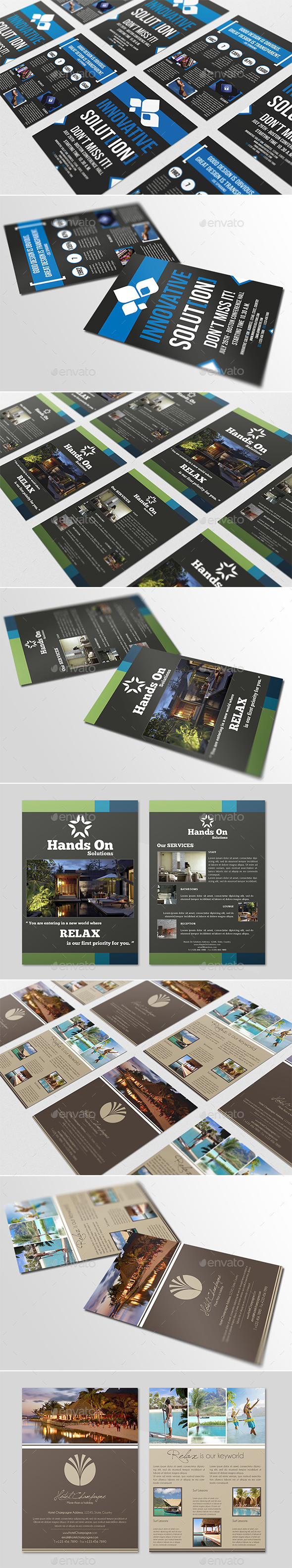 Modern Flyers Bundle Pack - Corporate Flyers