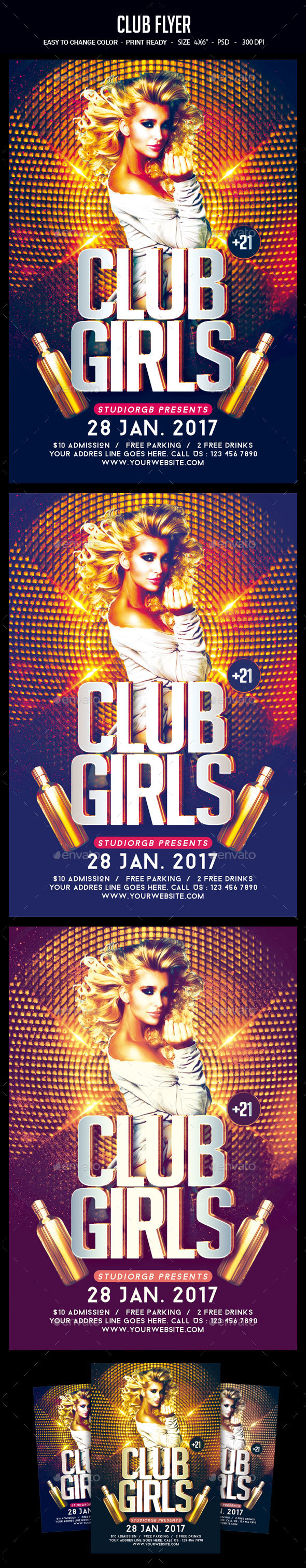 Club Flyer - Clubs & Parties Events