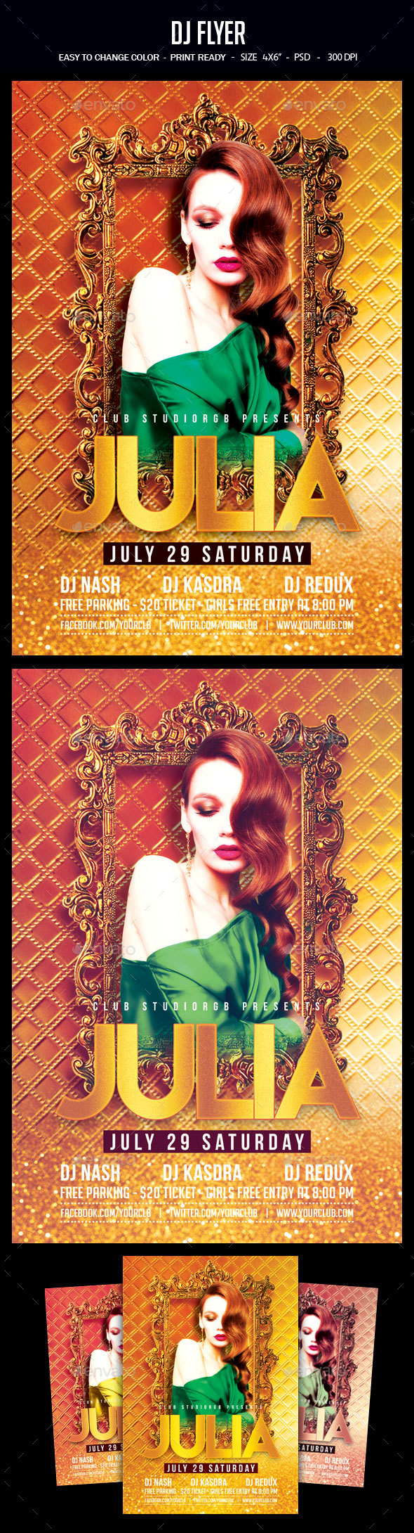 Dj Flyer - Clubs & Parties Events