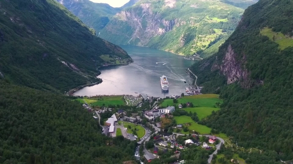 Geiranger Fjord, Norway. alt