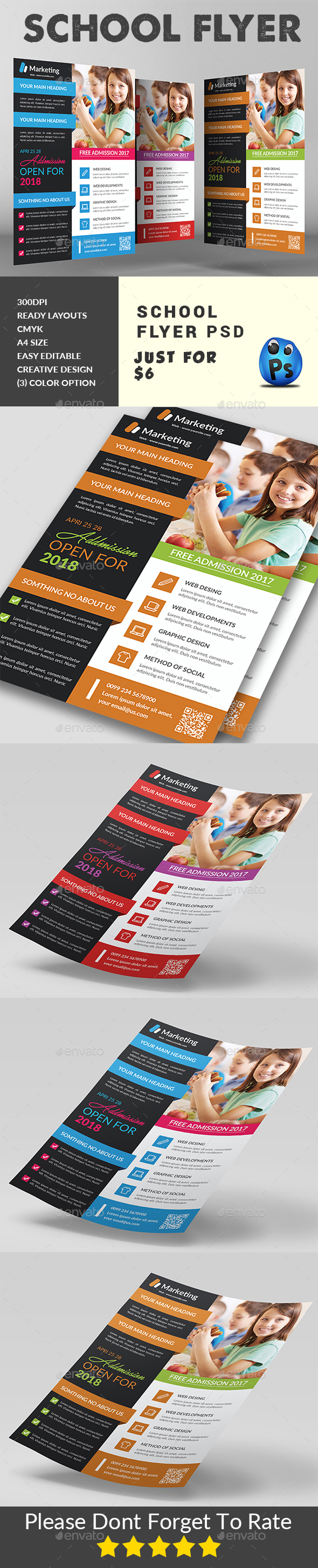 School Education Flyer Template - Corporate Flyers